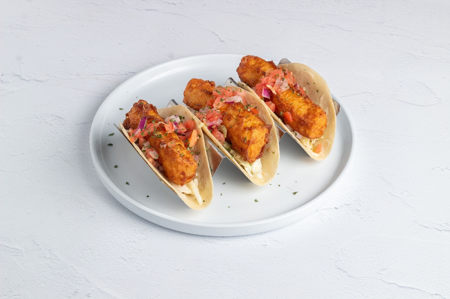 FISH TACOS ( FRIED COD)