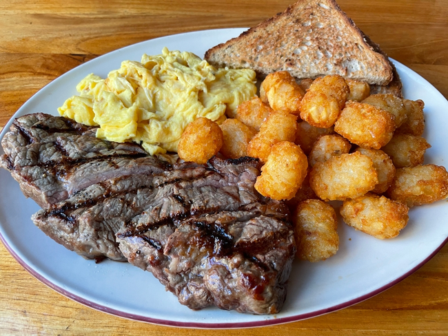 NY Strip Steak & Eggs