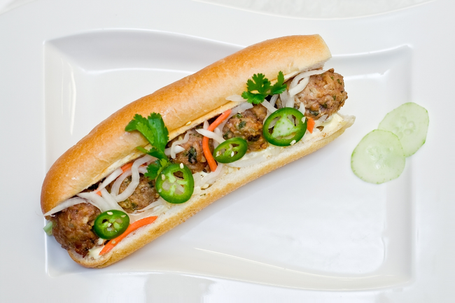 Meatball Banh Mi