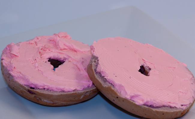 Flavored Cream Cheese Bagel