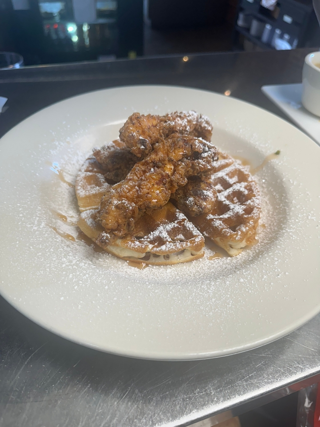 -Chicken and Waffles
