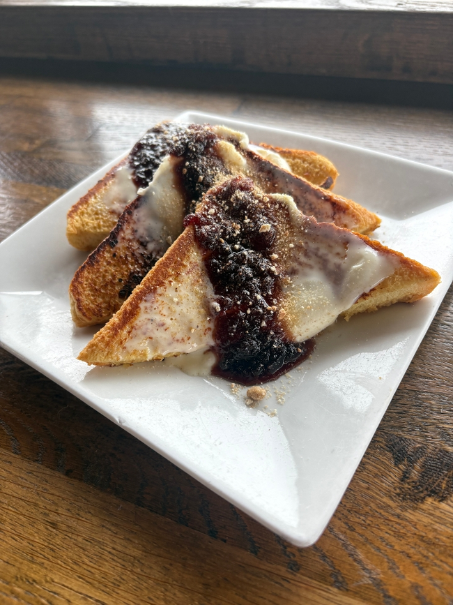 -Side of Cherry Cheesecake French Toast