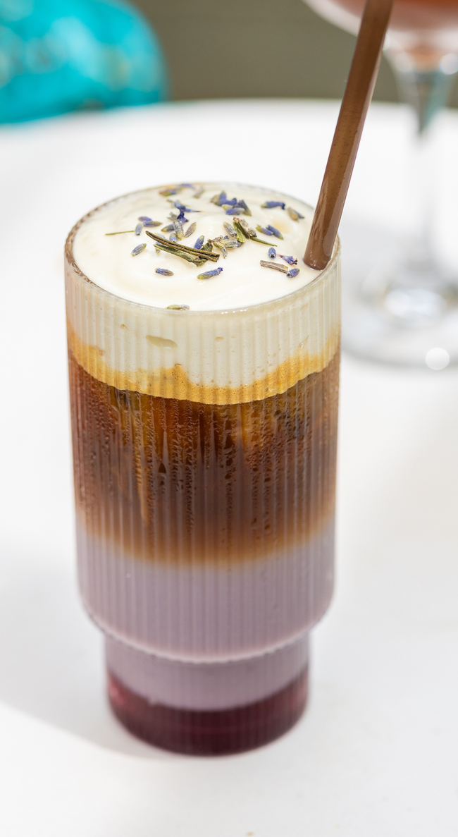 Iced Amethyst Latte