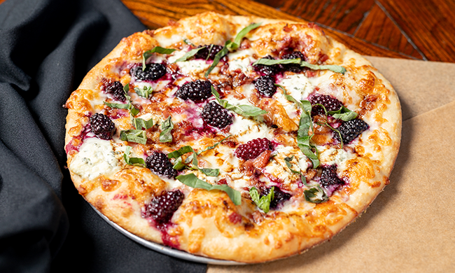 10in Blackberry Bacon Basil & Balsamic Glaze