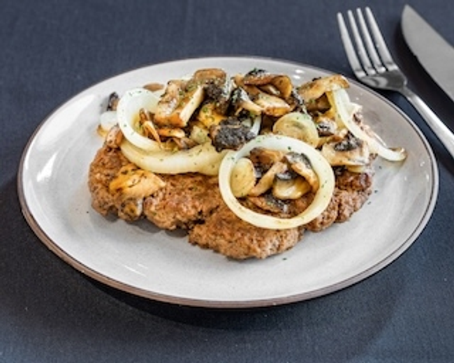 Chopped Sirloin Steak with OnionS
