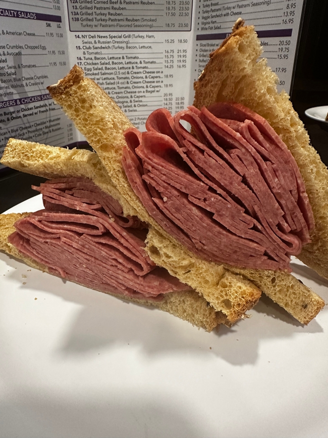 Kosher Salami Sandwich