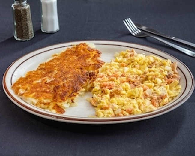 Lox, Eggs & Onion