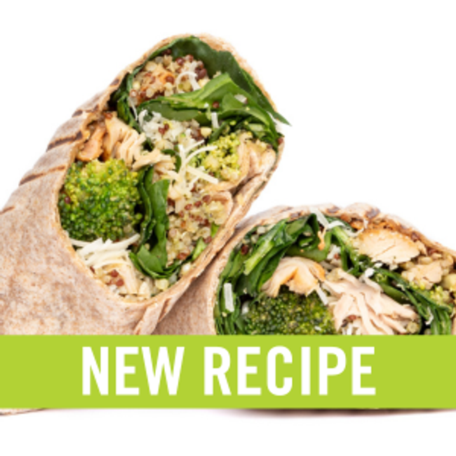 Spinach & Pesto Burrito