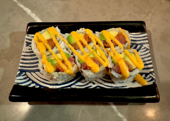 Spicy tuna add avocado