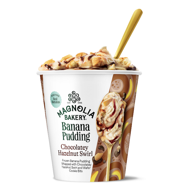 Magnolia: Chocolatey Hazelnut Swirl Banana Pudding