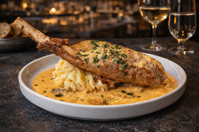 Veal Chop Valdostana