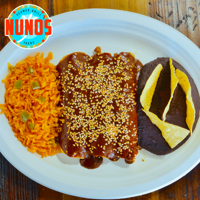 MOLE ENCHILADAS
