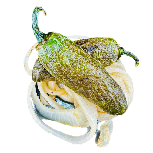 CHILE TOREADO 2ct w/ grilled onions