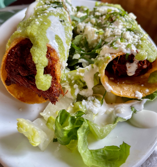 FLAUTAS DE POLLO