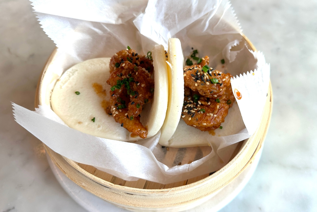 Sticky Shrimp Bao