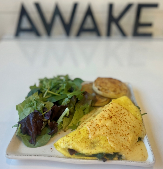 Spinach Bacon Mushroom Omelette ⚡