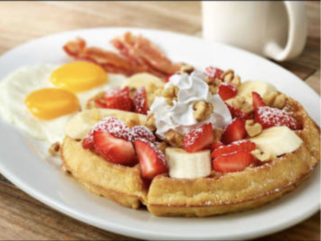 Strawberry Banana Waffle Combo ✨