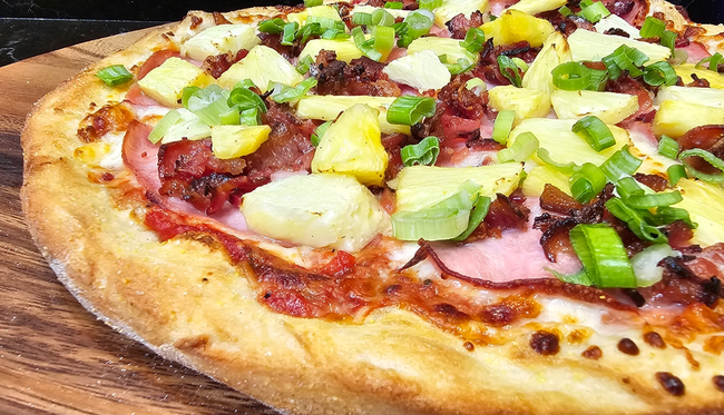Sweet & Smokey Hawaiian Pizza