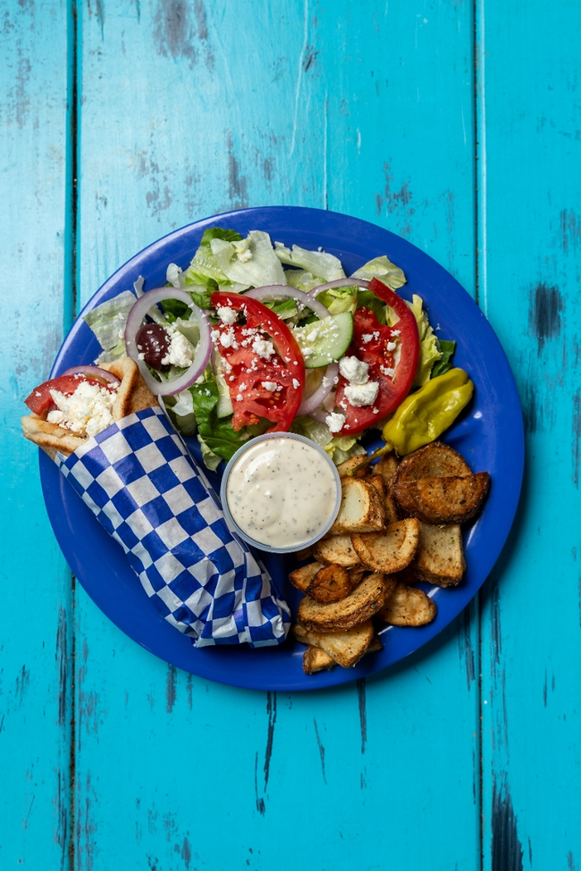 Feta Pita Wrap Plate