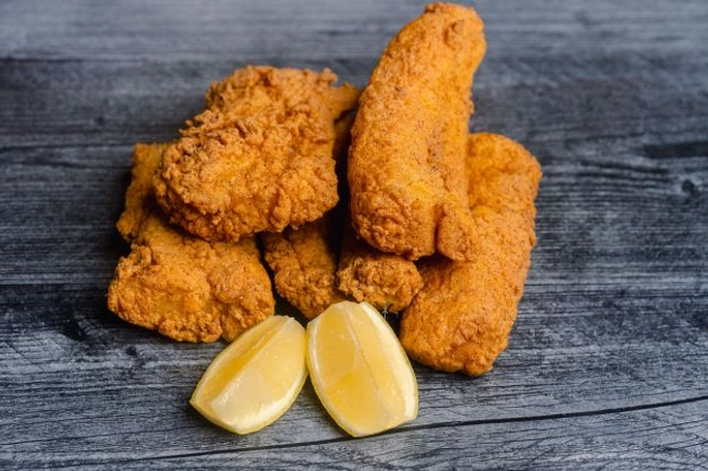 5pc Fish & 4 Cornbread