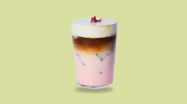 Iced Cherry Blossom Latte