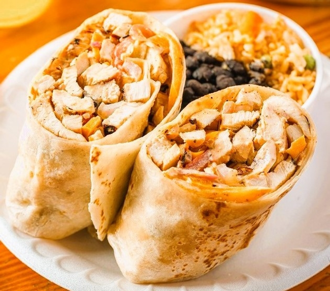 Chicken Fajita Burrito