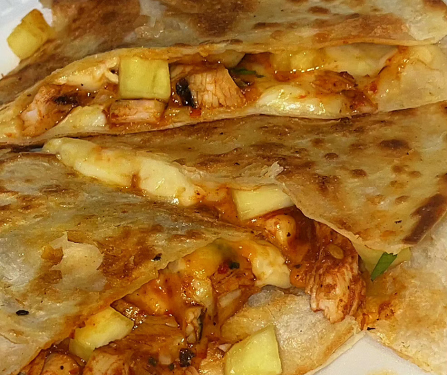 Chicken Al Pastor Quesadilla