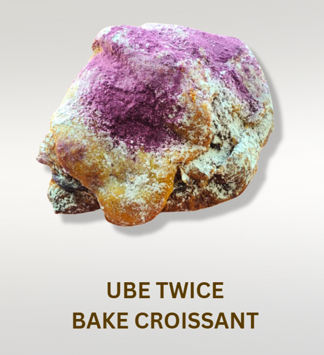 Ube Twice-Baked Croissant