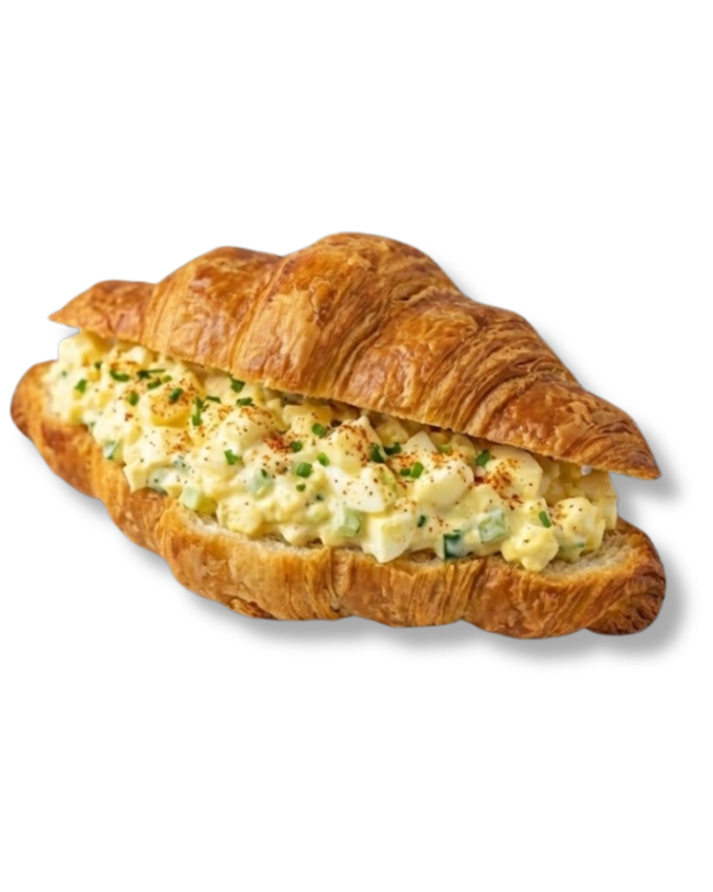 Creamy Egg Salad Croissant