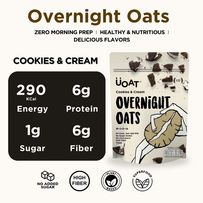 Overnight Oat - Cookies & Cream