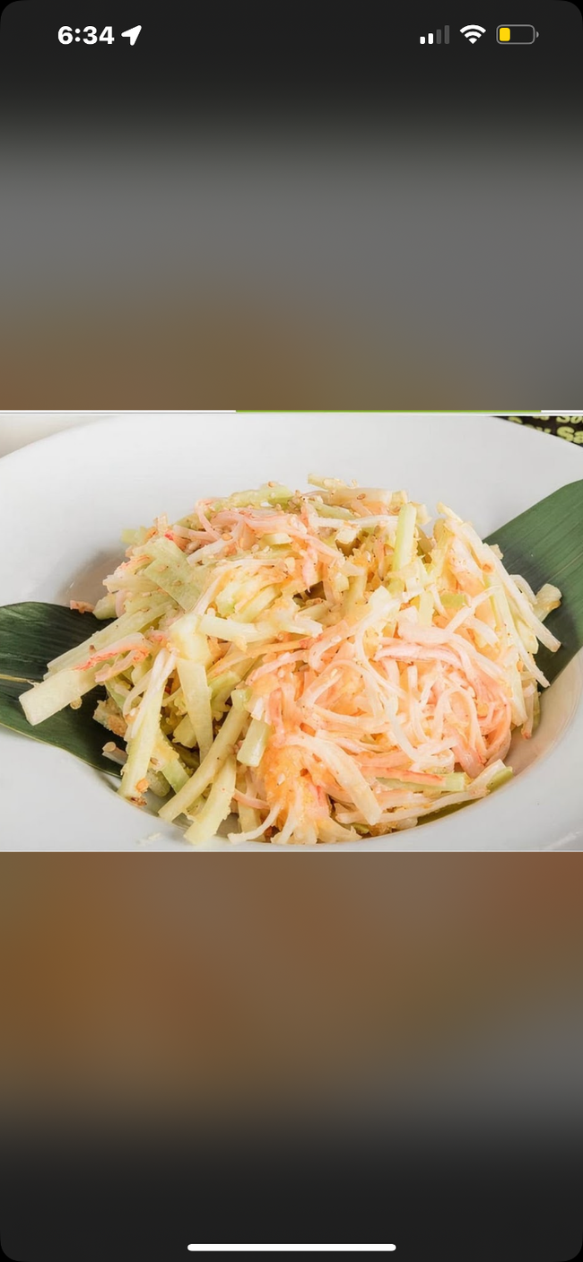 Spicy kani salad