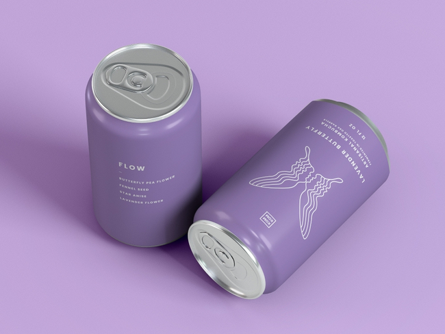 Lavender Butterfly Kombucha