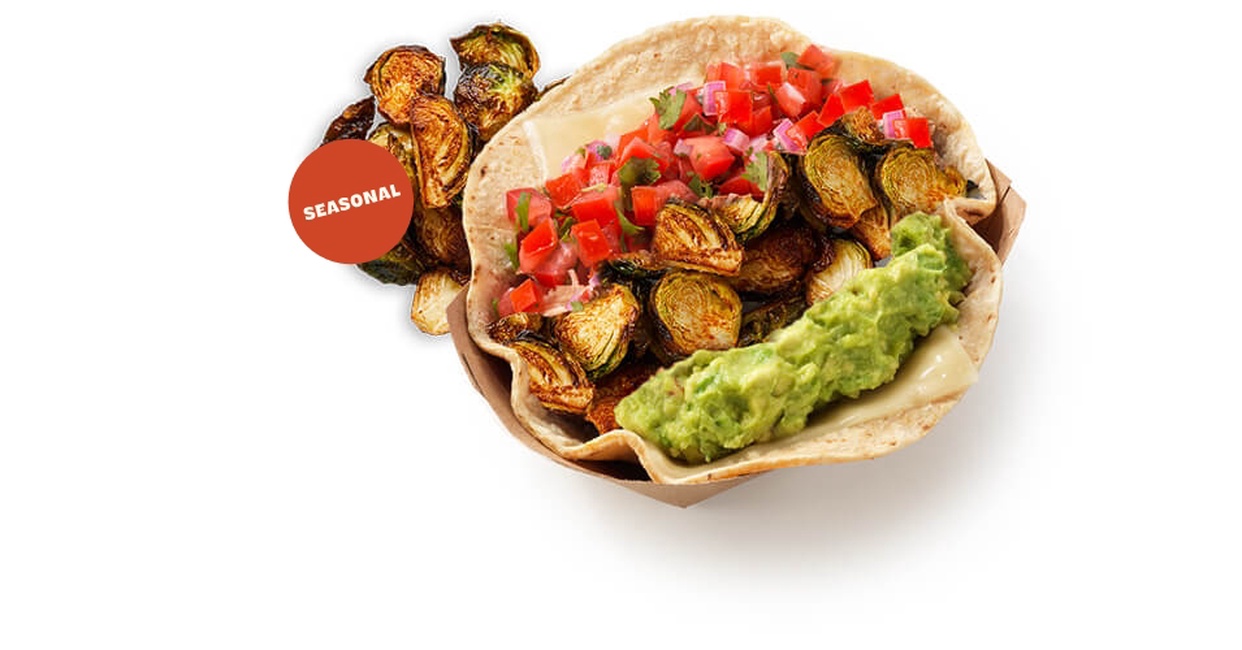 Spiced Brussels Sprouts Taco