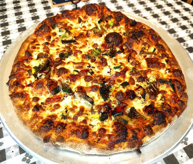 NYC-Style 8 Roasted Veggie Pizza