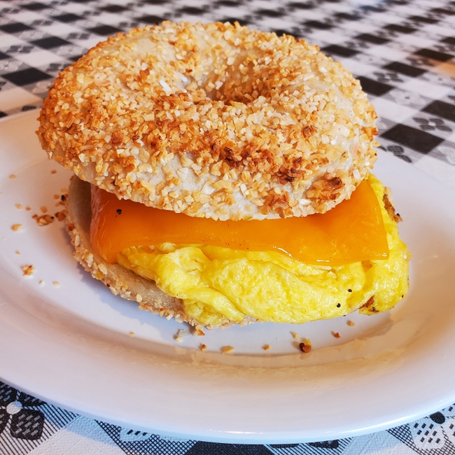 Cheddar Head Bagel