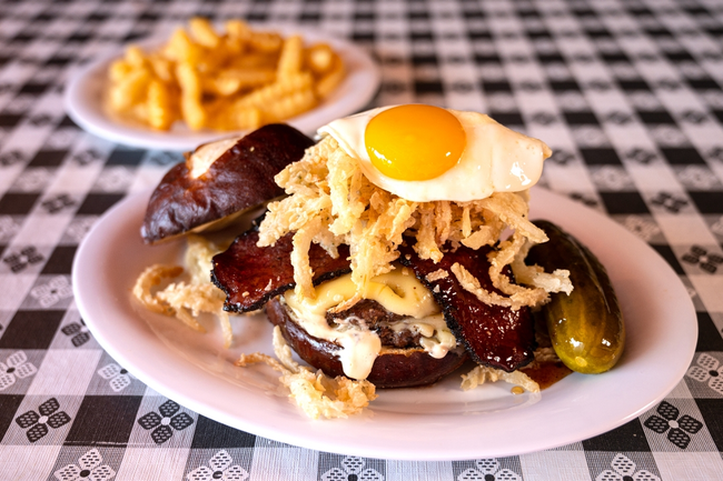 The Schmaltz Burger