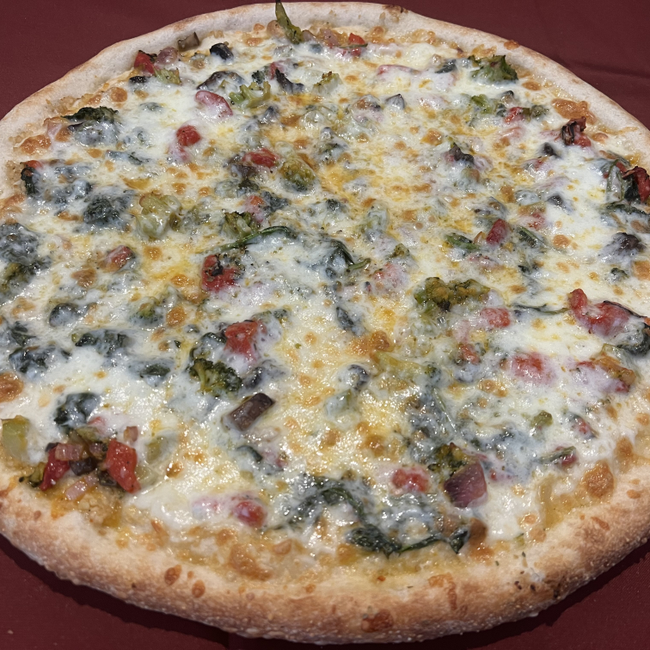 12" Gluten Free - 6 Slices - Veggie