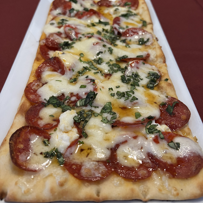 Hot Honey Pepperoni Flatbread