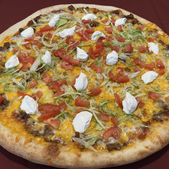 Medium - 8 Slices - Taco Pizza