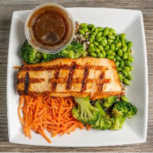 Ginger Salmon & Broccoli Bowl