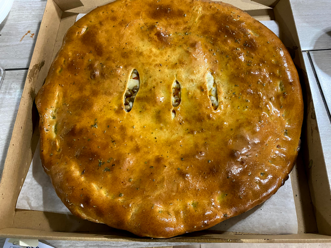 Veggie Stuffed Pizza