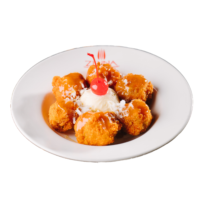 Crispy Fried Banana with Vanilla Ice Cream