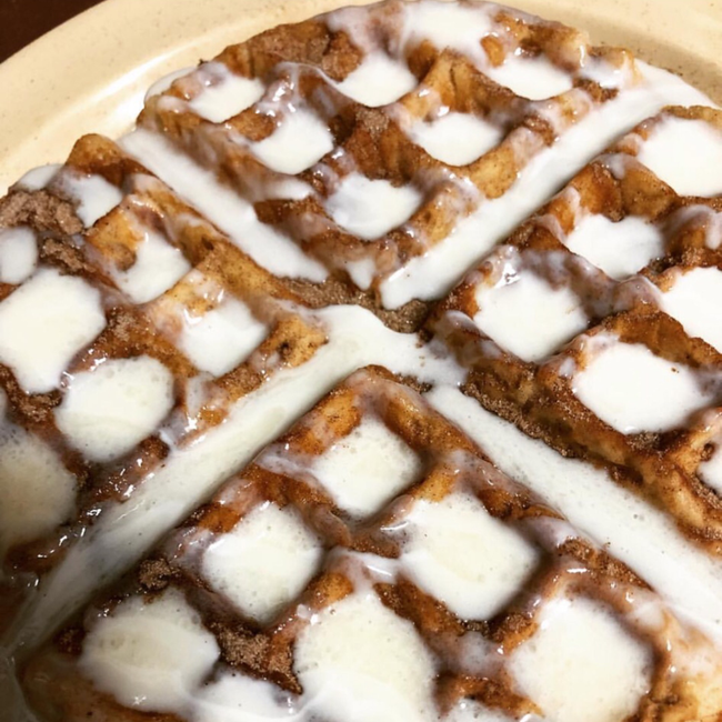 Cinnabon Waffle