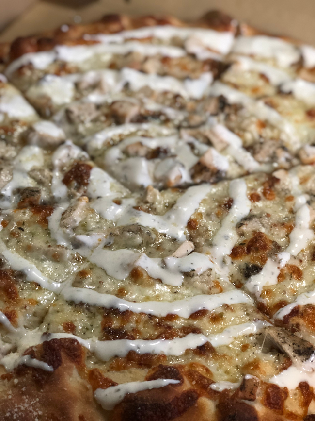 Chicken Bacon Ranch Pizza
