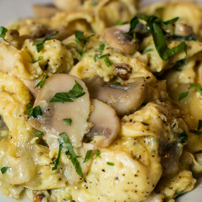 #7 Mushroom, Garlic, Parsley, Asiago SCRAMBLE