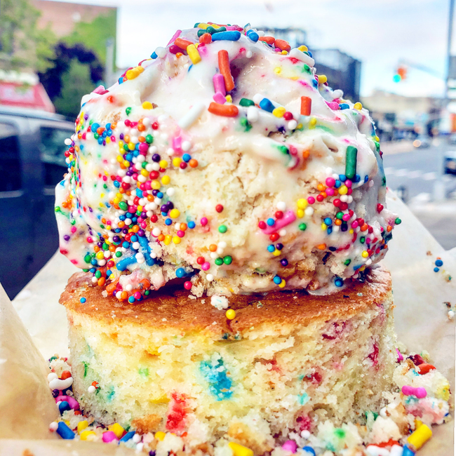 Cherimoya Bday Cake Ice Cream (pint)