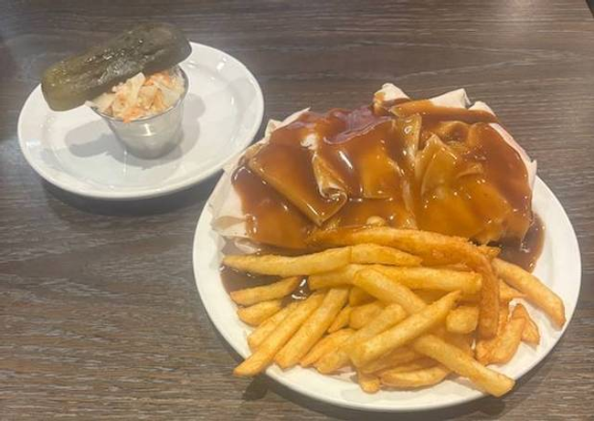Open Faced Roast Turkey