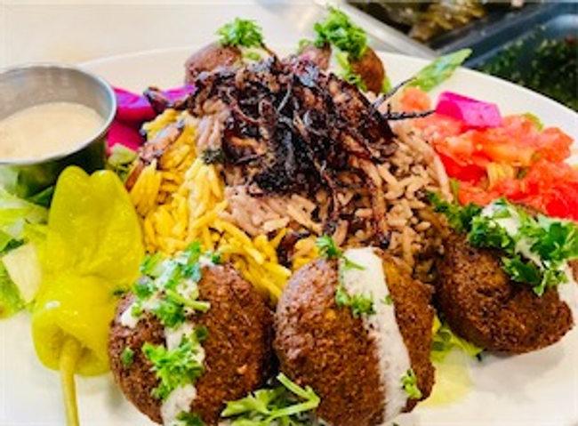 Lebanese Falafel Plate