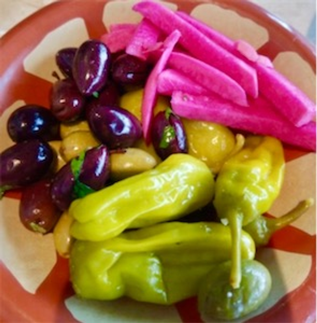 Assorted Olives & Pickles
