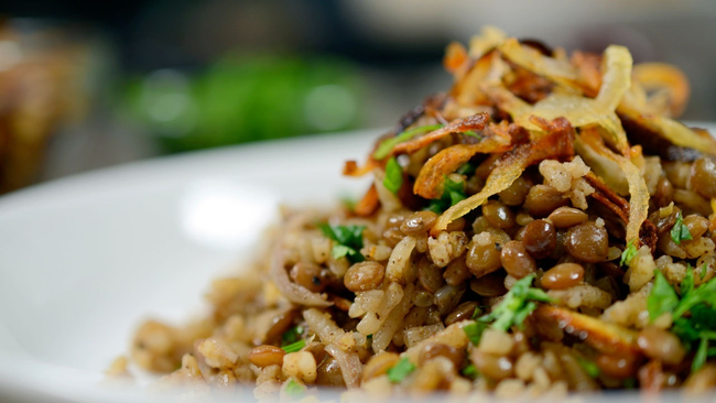 Lentils & Rice Dinner